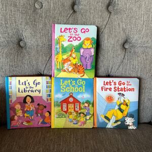 Set of 4 Hardcover Let's Go Board Books Sequoia Children's Publishing